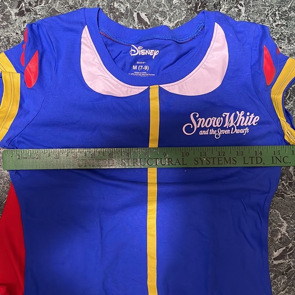 🏰RARE🏰Disney Snow White princess cape T-shirt - Picture 8 of 9